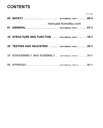 WA400-5(DEU)-H S/N H50051-UP Shop (repair) manual (English)