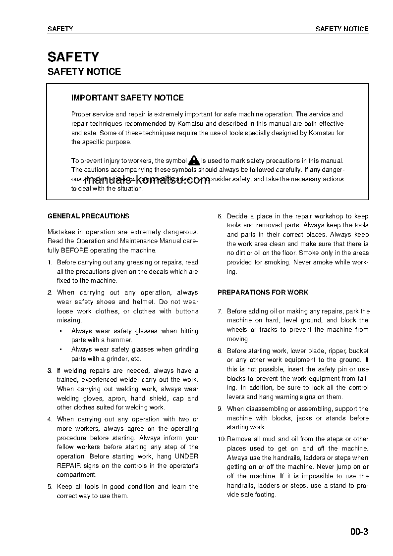 Protected: WA400-5(DEU)-H S/N H50051-UP Shop (repair) manual (English)