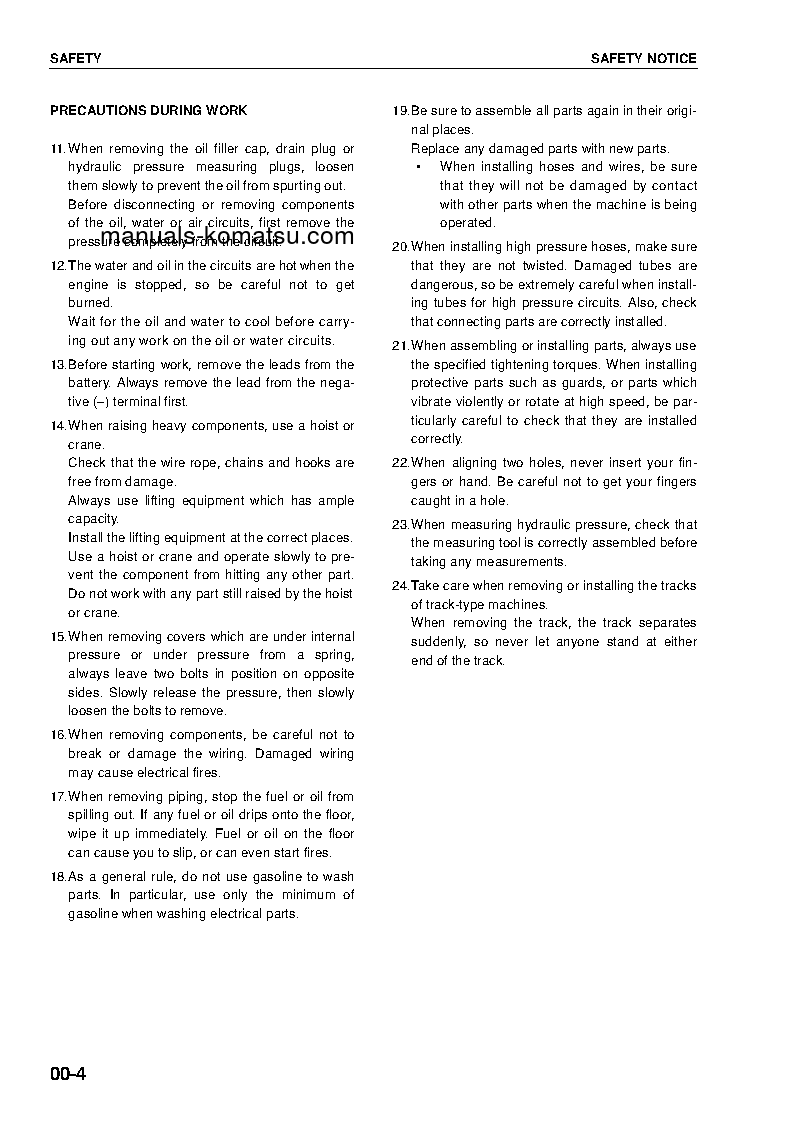 Protected: WA400-5(DEU)-H S/N H50051-UP Shop (repair) manual (English)