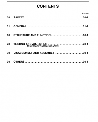 WA65-5(DEU) S/N H50051-UP Shop (repair) manual (English)