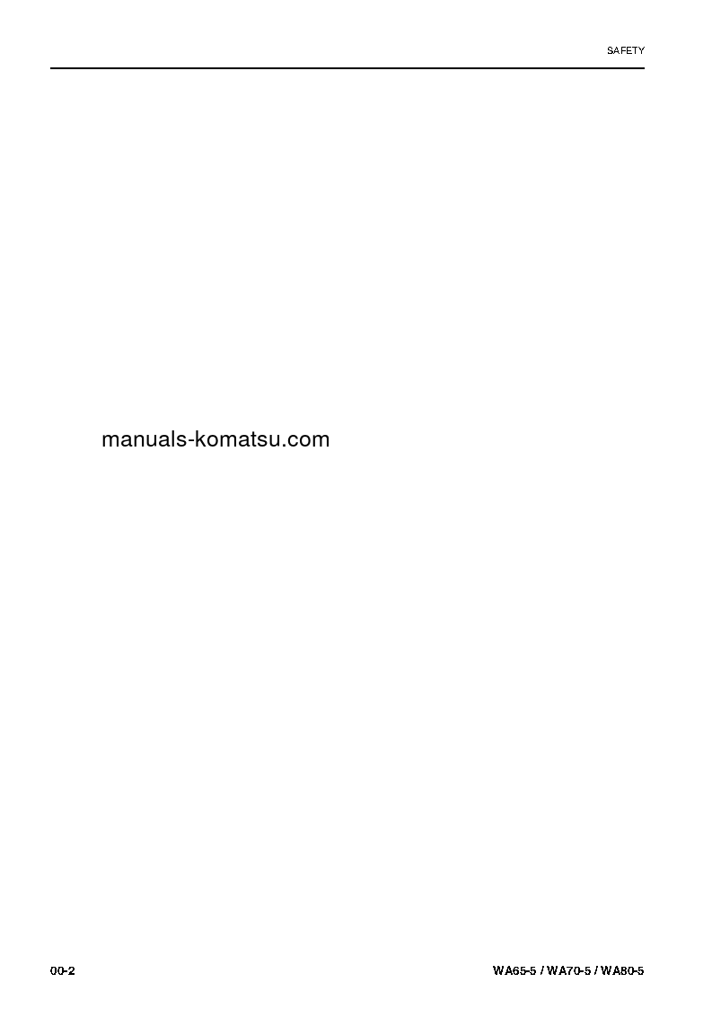 Protected: WA65-5(DEU) S/N H50051-UP Shop (repair) manual (English)