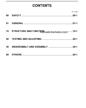 WA100M-5(DEU) S/N H50051-UP Shop (repair) manual (English)