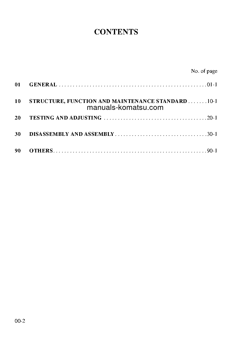Protected: PW220-7(DEU) S/N H50051-UP Shop (repair) manual (English)