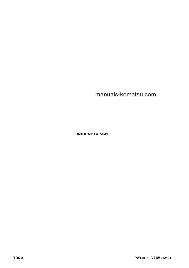 Protected: PW140-7(DEU) S/N H55051-UP Shop (repair) manual (English)