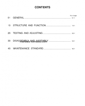 WA380-3(DEU) S/N WA380H20051-UP Shop (repair) manual (English)