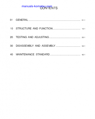 WA470-3(DEU) S/N WA470H20051-UP Shop (repair) manual (English)