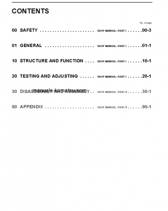 WA380-5(DEU)-H S/N H50757-UP Shop (repair) manual (English)