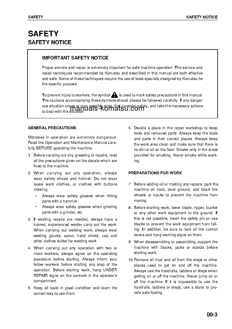 Protected: WA380-5(DEU)-H S/N WA380H50051-WA380H50756 Shop (repair) manual (English)