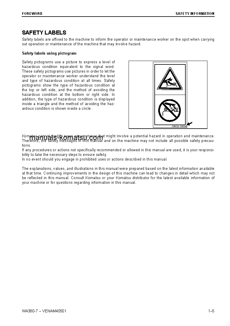 Protected: WA380-7(DEU) S/N H62051-UP Operation manual (English)