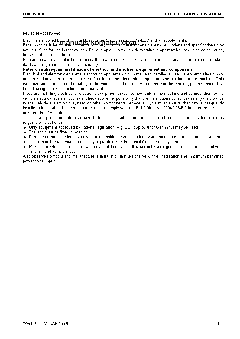 Protected: WA500-7(DEU) S/N H62051-AND UP Operation manual (English)