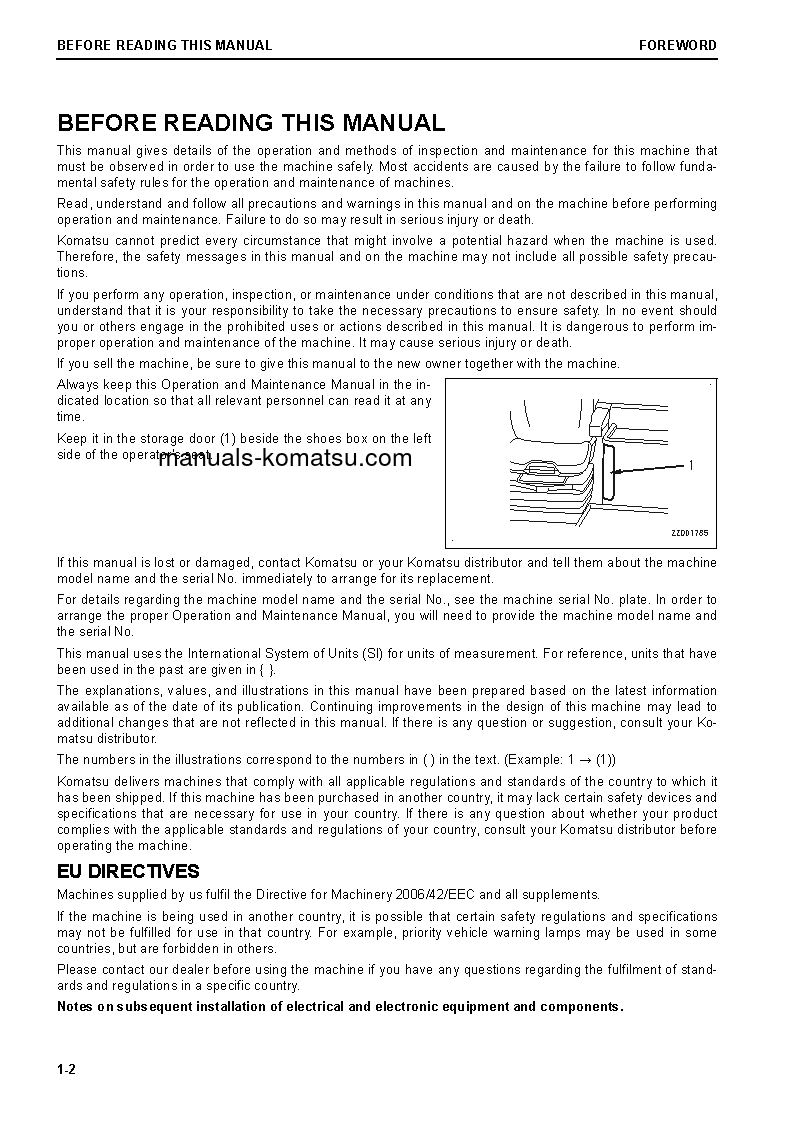 Protected: WA470-8(DEU) S/N 100010-UP Operation manual (English)