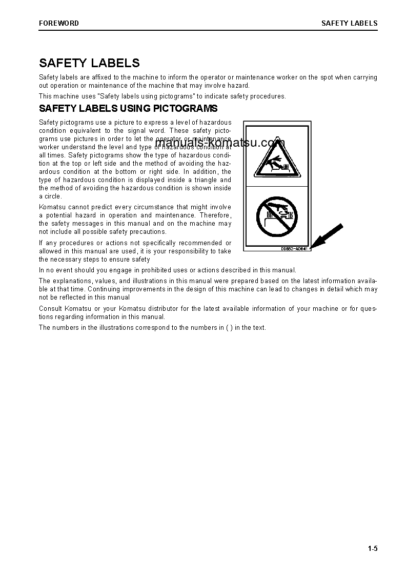 Protected: WA470-8(DEU) S/N 100010-UP Operation manual (English)