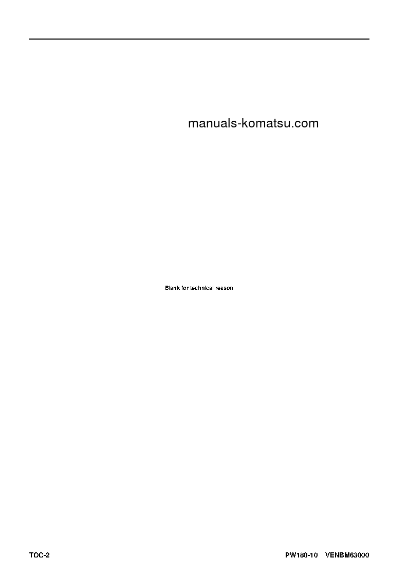 Protected: PW180-10(DEU) S/N H60051-UP Shop (repair) manual (English)