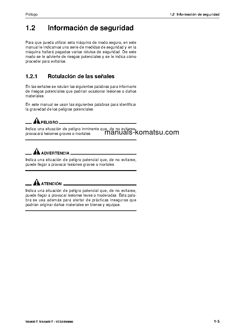 Protected: WA100M-7(DEU) S/N H62051-AND UP Operation manual (Spanish)