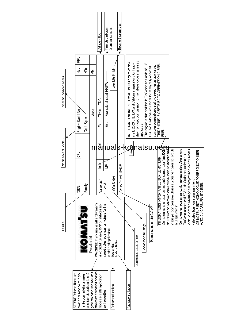 Protected: WA95-3(DEU)-H S/N H20672-UP Operation manual (French)