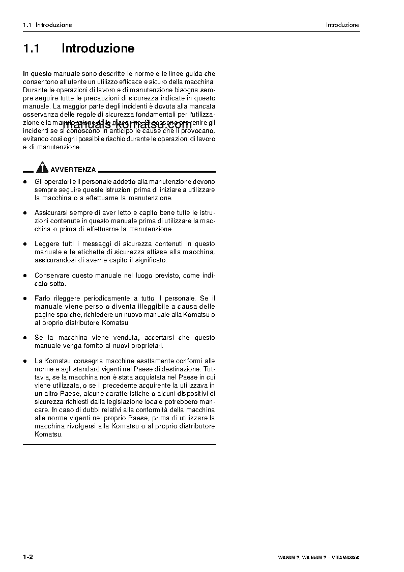 Protected: WA80M-7(DEU) S/N H62051-UP Operation manual (Italian)