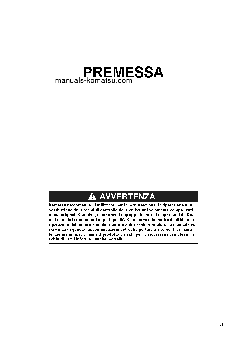 Protected: WA470-8(DEU) S/N H55051-UP Operation manual (Italian)