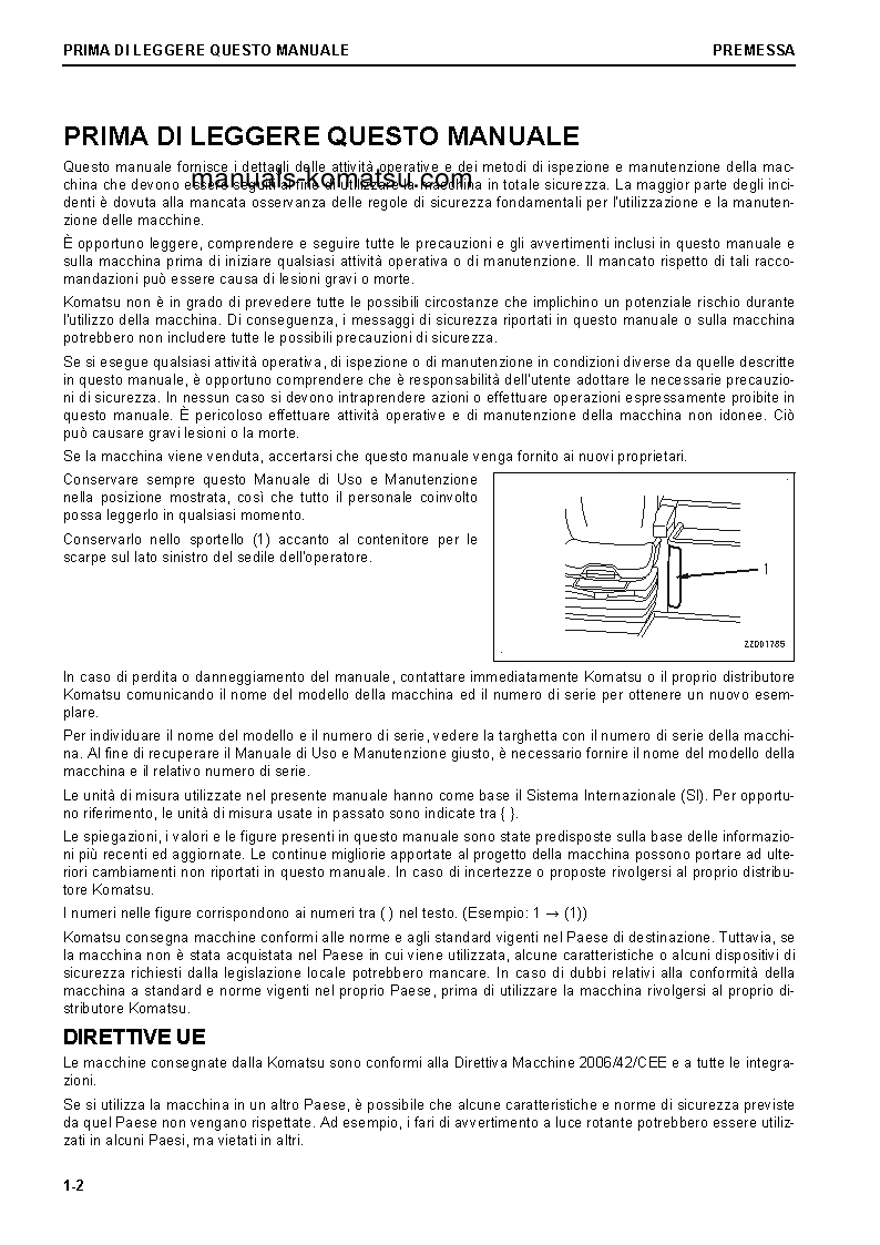Protected: WA470-8(DEU) S/N H55051-UP Operation manual (Italian)