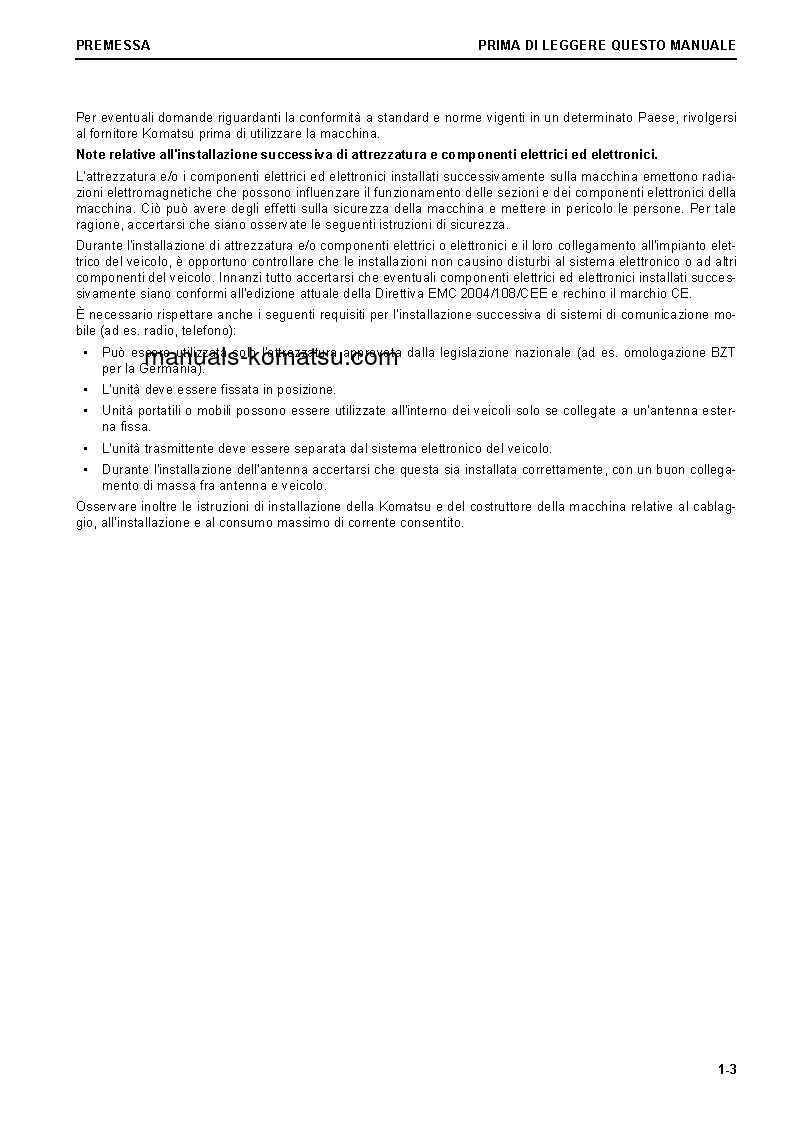 Protected: WA470-8(DEU) S/N H55051-UP Operation manual (Italian)