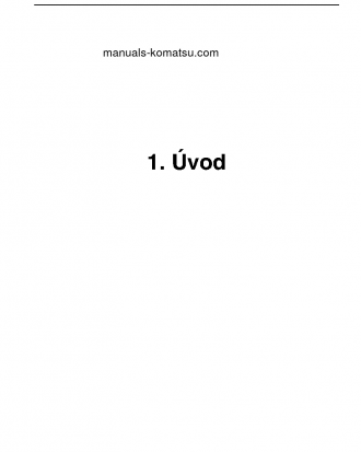 WA70-5(DEU) S/N H50051-UP Operation manual (Czech)