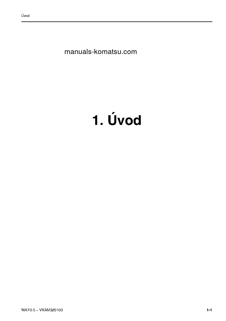 Protected: WA70-5(DEU) S/N H50051-UP Operation manual (Czech)