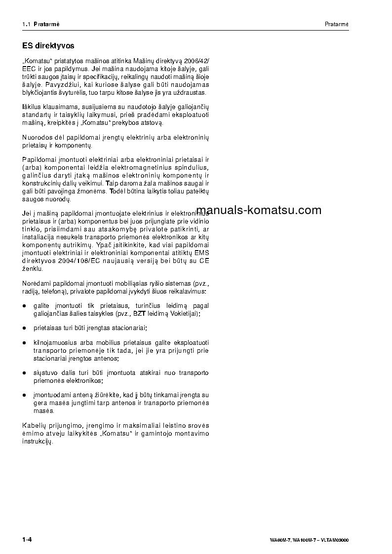 Protected: WA80M-7(DEU) S/N H62051-UP Operation manual (Lithuanian)