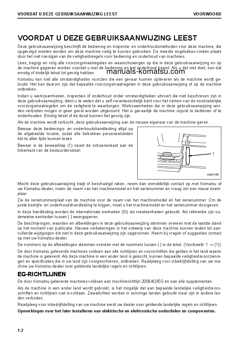 Protected: WA470-8(DEU) S/N H55051-UP Operation manual (Dutch)