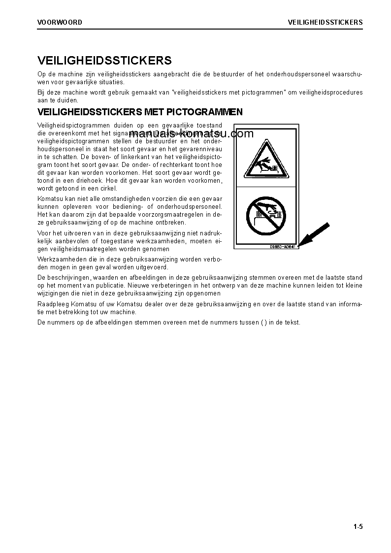 Protected: WA470-8(DEU) S/N H55051-UP Operation manual (Dutch)