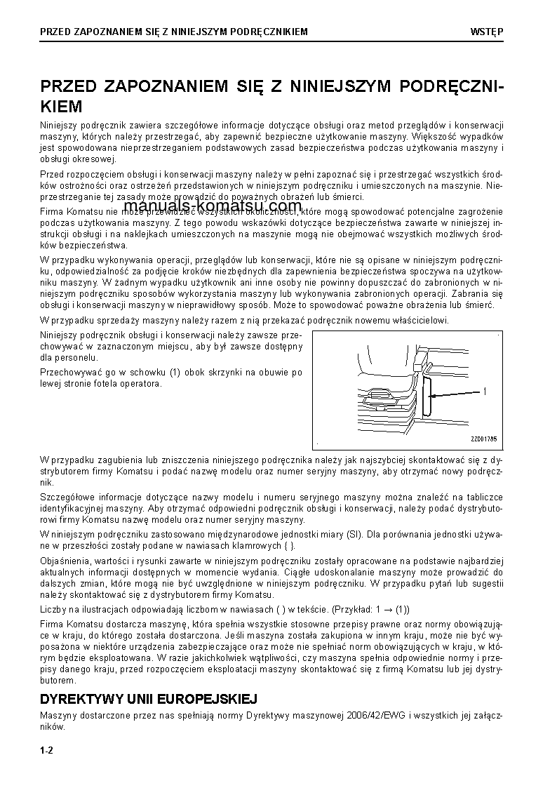 Protected: WA470-8(DEU) S/N 100010-UP Operation manual (Polish)