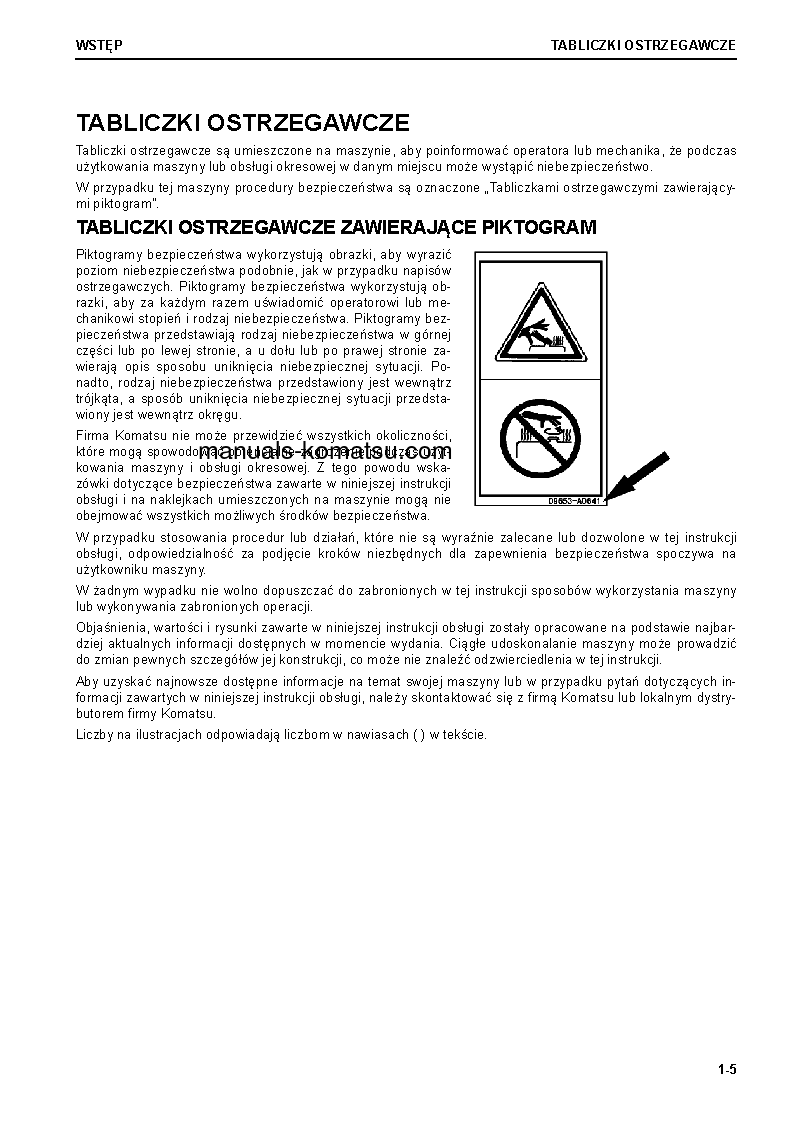 Protected: WA470-8(DEU) S/N 100010-UP Operation manual (Polish)