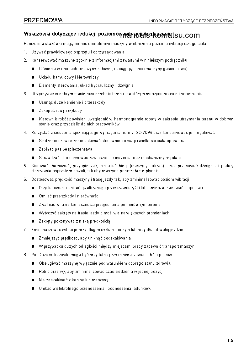 Protected: HD465-7(DEU)-TIER3 S/N 10739-UP Operation manual (Polish)