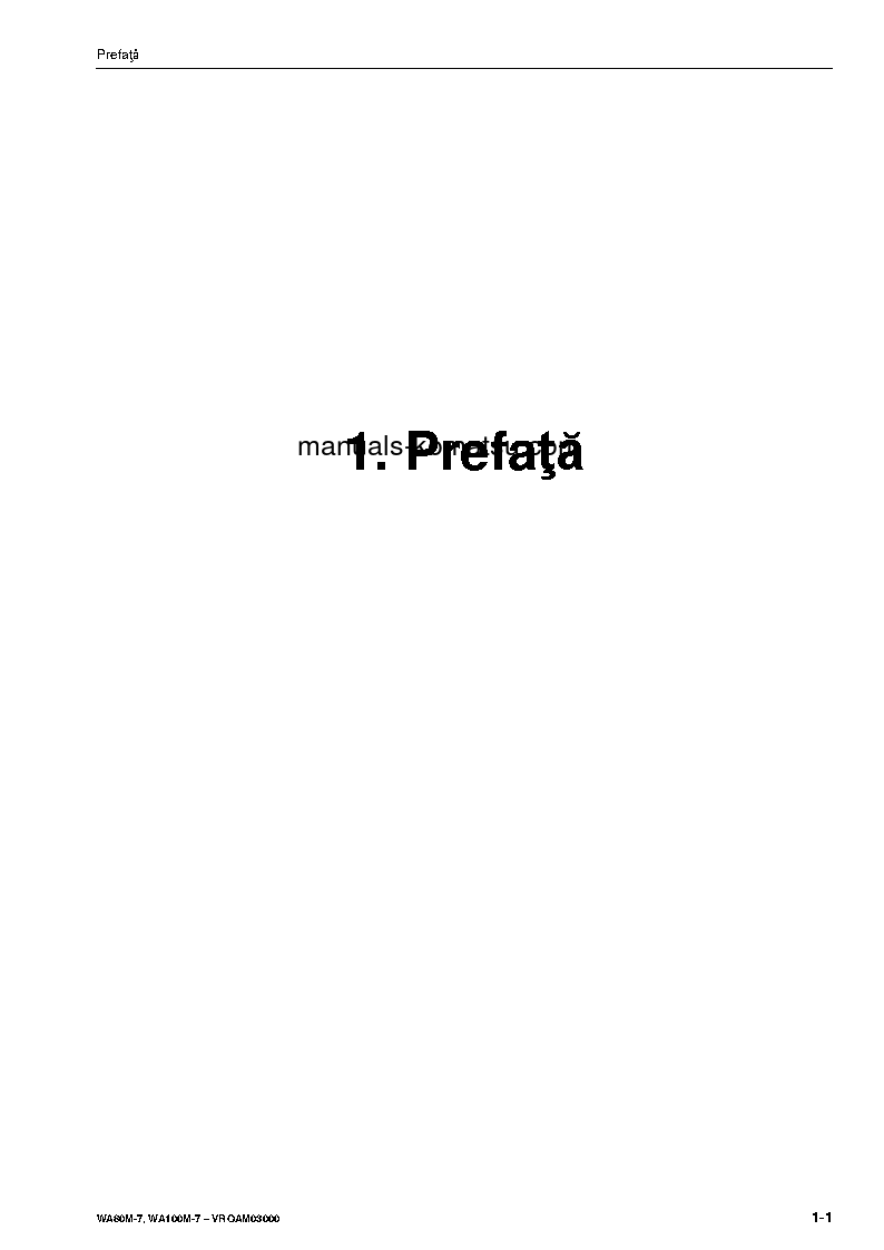 Protected: WA80M-7(DEU) S/N H62051-UP Operation manual (Romanian)