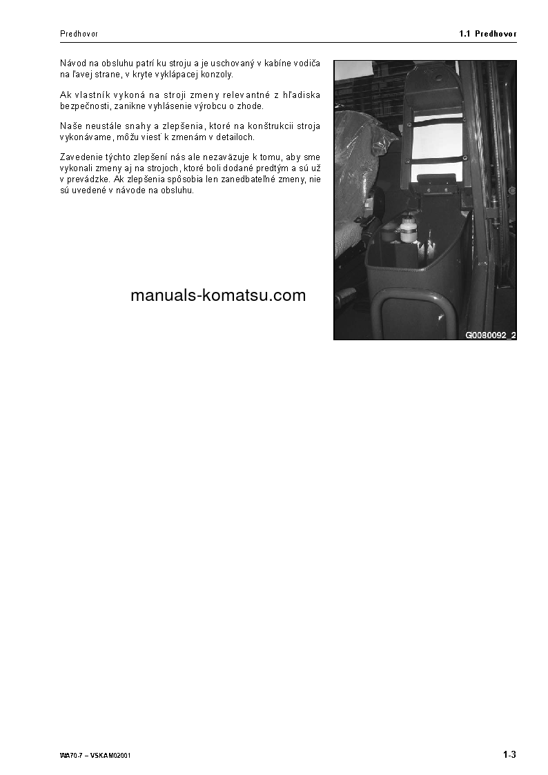 Protected: WA70-7(DEU) S/N H62051-UP Operation manual (Slovak)