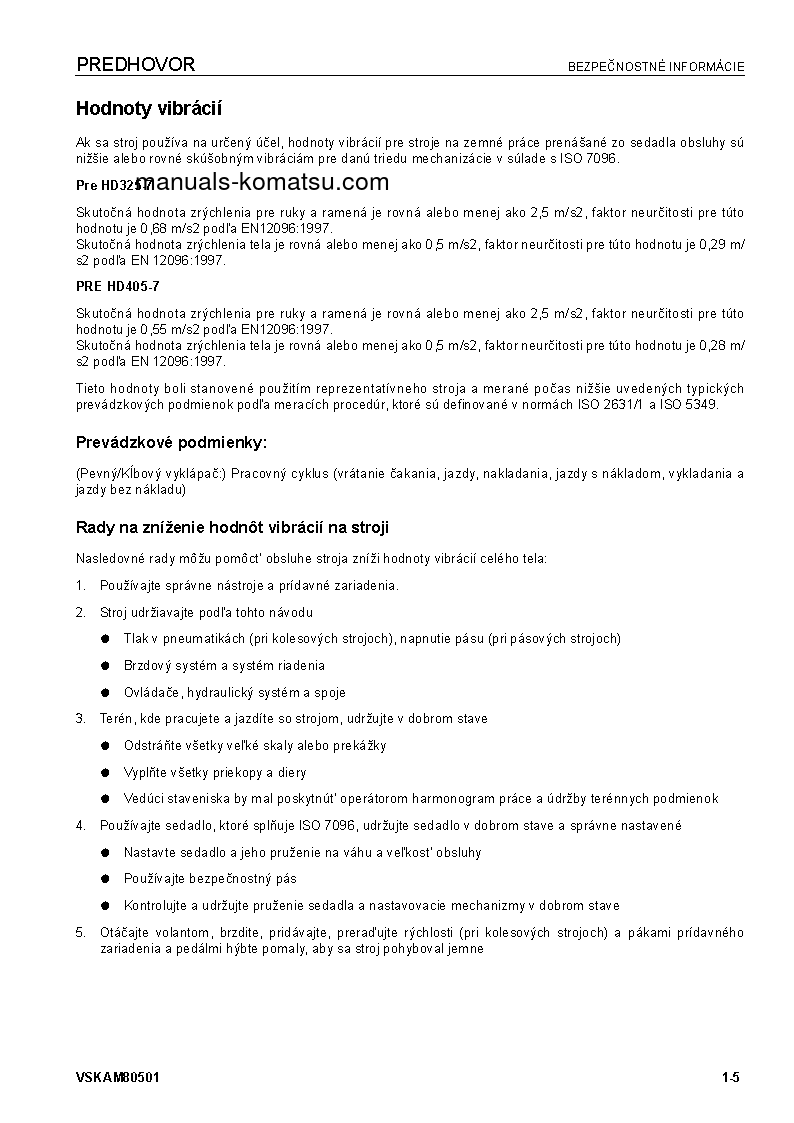 Protected: HD325-7(DEU) S/N 7611-UP Operation manual (Slovak)