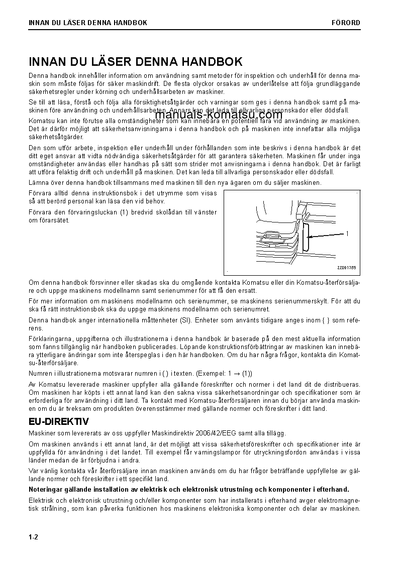 Protected: WA470-8(DEU) S/N 100010-UP Operation manual (Swedish)