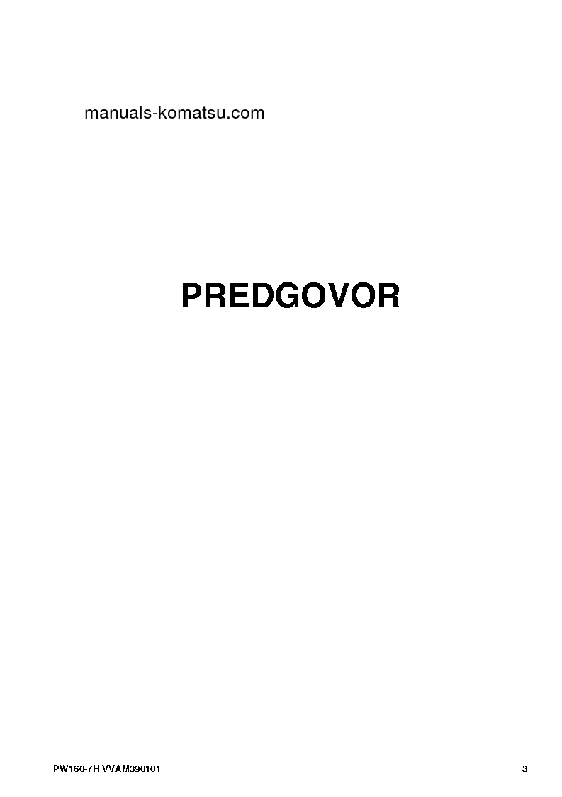 Protected: PW160-7(DEU) S/N H50051-UP Operation manual (Slovene)
