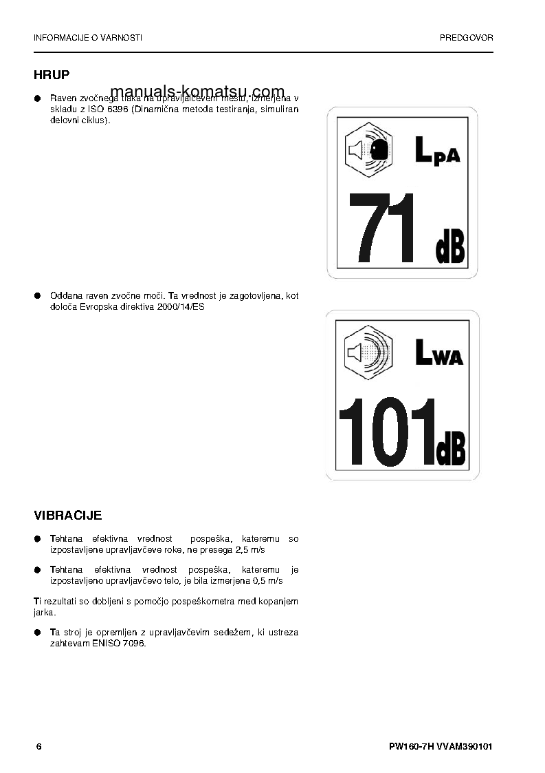 Protected: PW160-7(DEU) S/N H50051-UP Operation manual (Slovene)