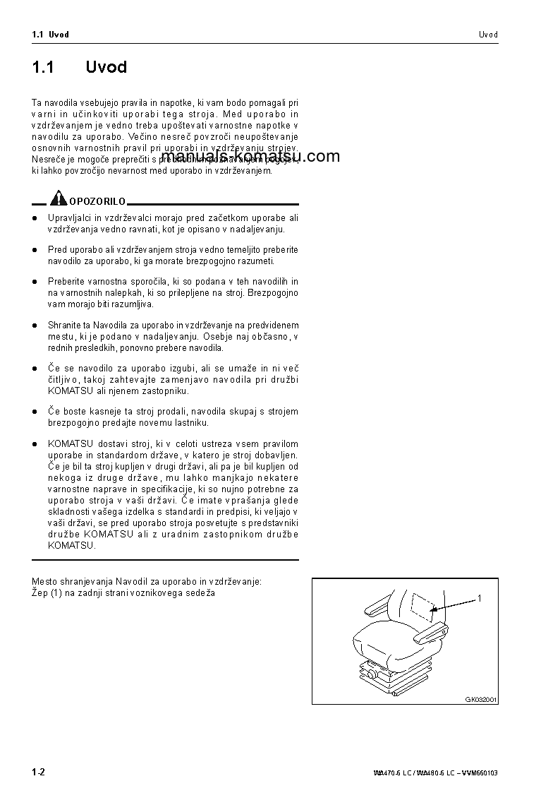 Protected: WA470-6(DEU)-LC S/N H50880-H51999 Operation manual (Slovene)