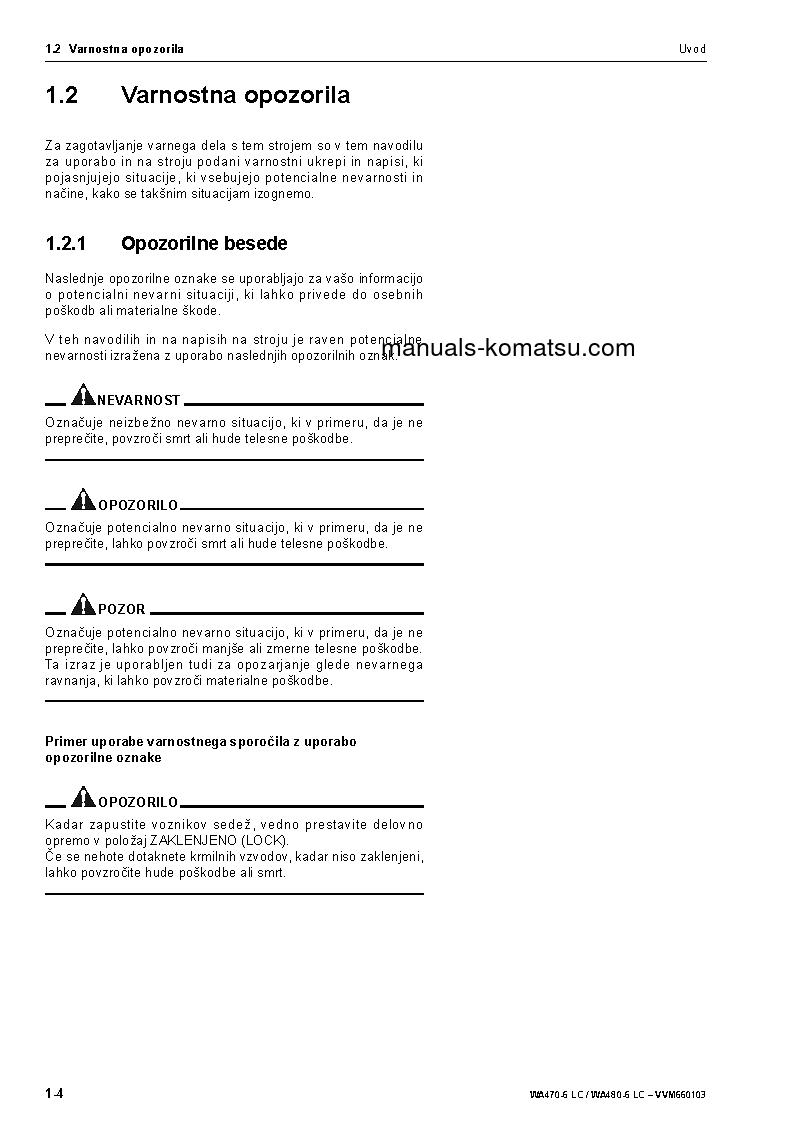 Protected: WA470-6(DEU)-LC S/N H50880-H51999 Operation manual (Slovene)