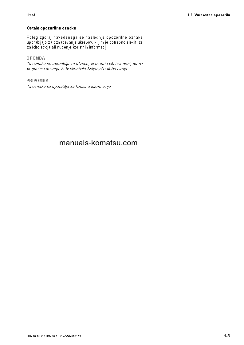 Protected: WA470-6(DEU)-LC S/N H50880-H51999 Operation manual (Slovene)