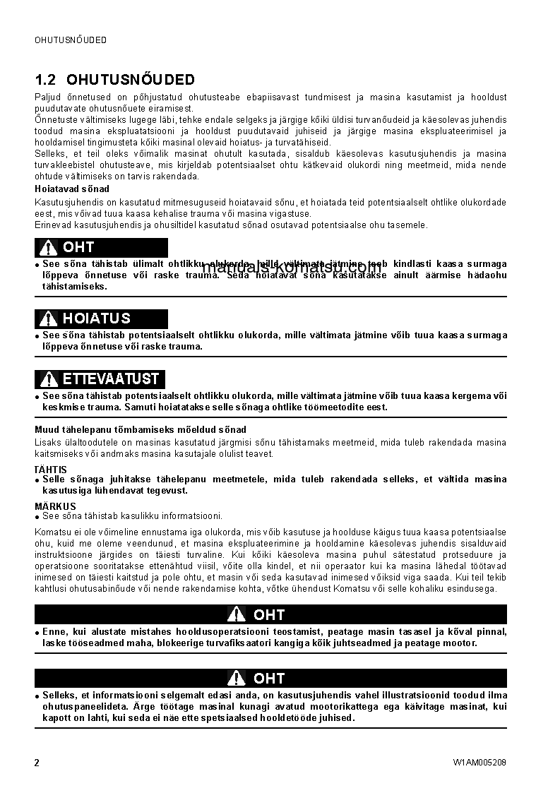 Protected: SK1020-5(ITA)-TURBO S/N 37CTF00655-UP Operation manual (Estonian)