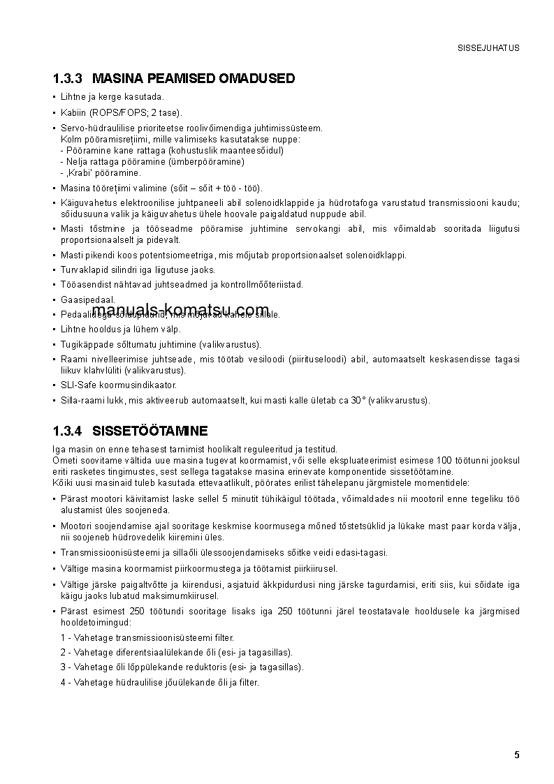 Protected: WH713-1(ITA) S/N 395F70379-UP Operation manual (Estonian)