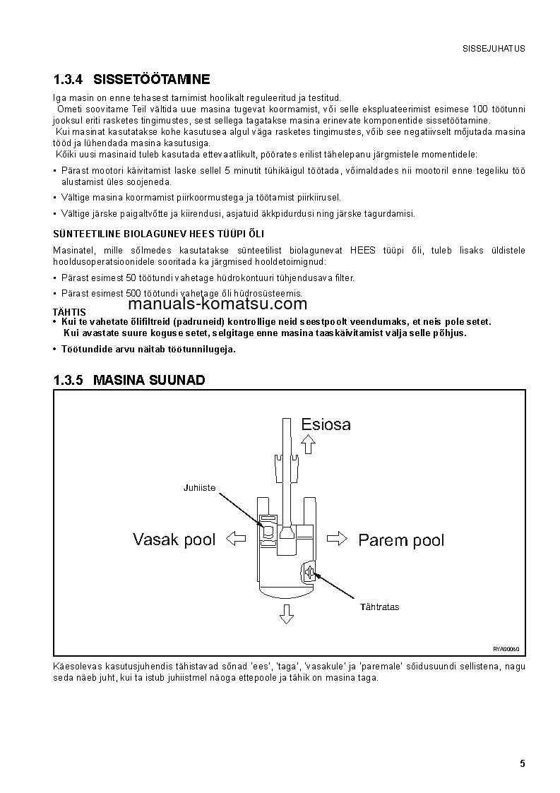 Protected: PC20MR-2(ITA) S/N 15001-UP Operation manual (Estonian)