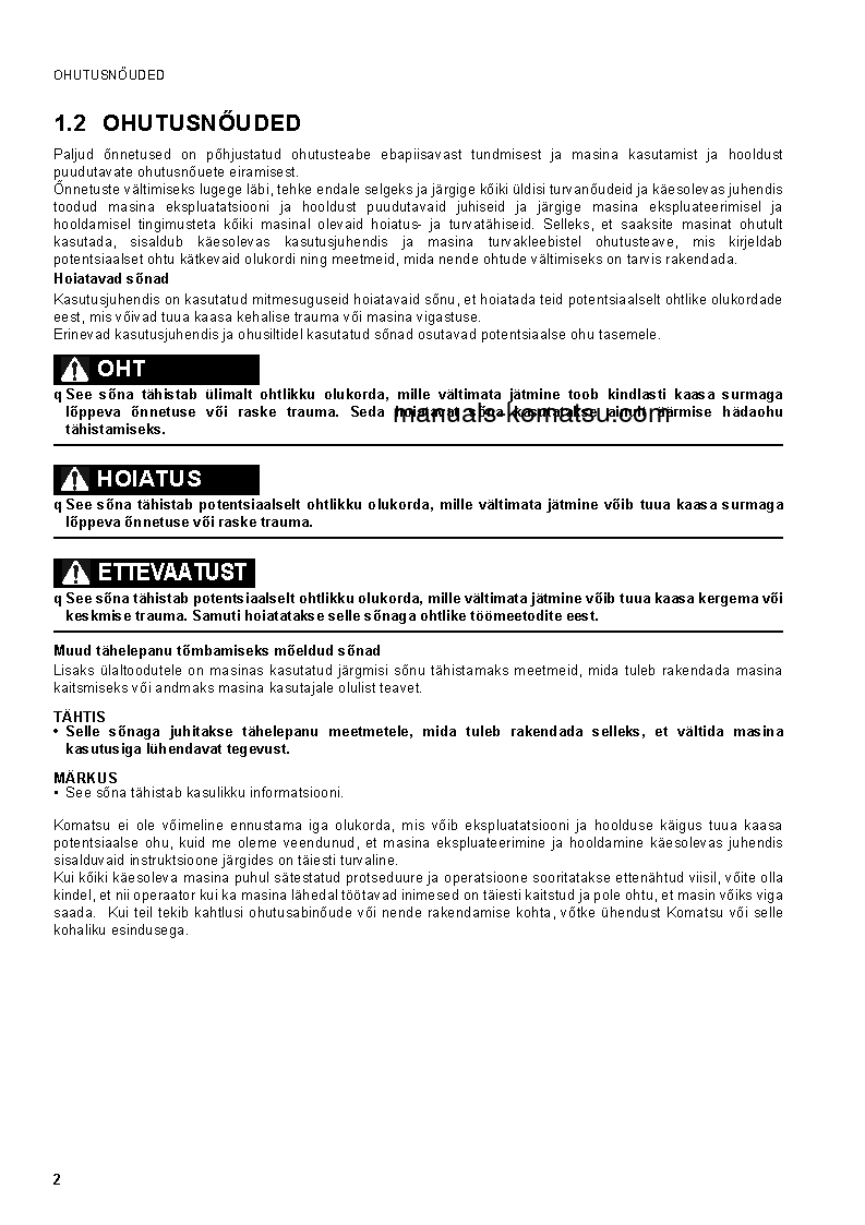 Protected: PC27MR-2(ITA)-WA Canopy Spec. S/N 15001-UP Operation manual (Estonian)