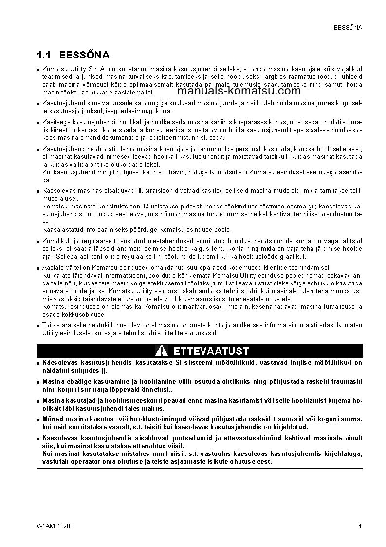 Protected: SK510-5(ITA) S/N F00936-UP Operation manual (Estonian)