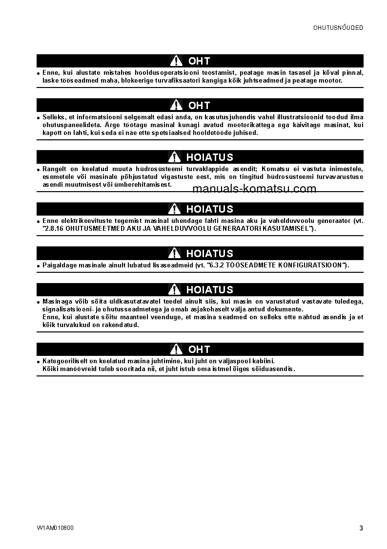 Protected: SK1020-5(ITA)-TURBO S/N F00678-UP Operation manual (Estonian)