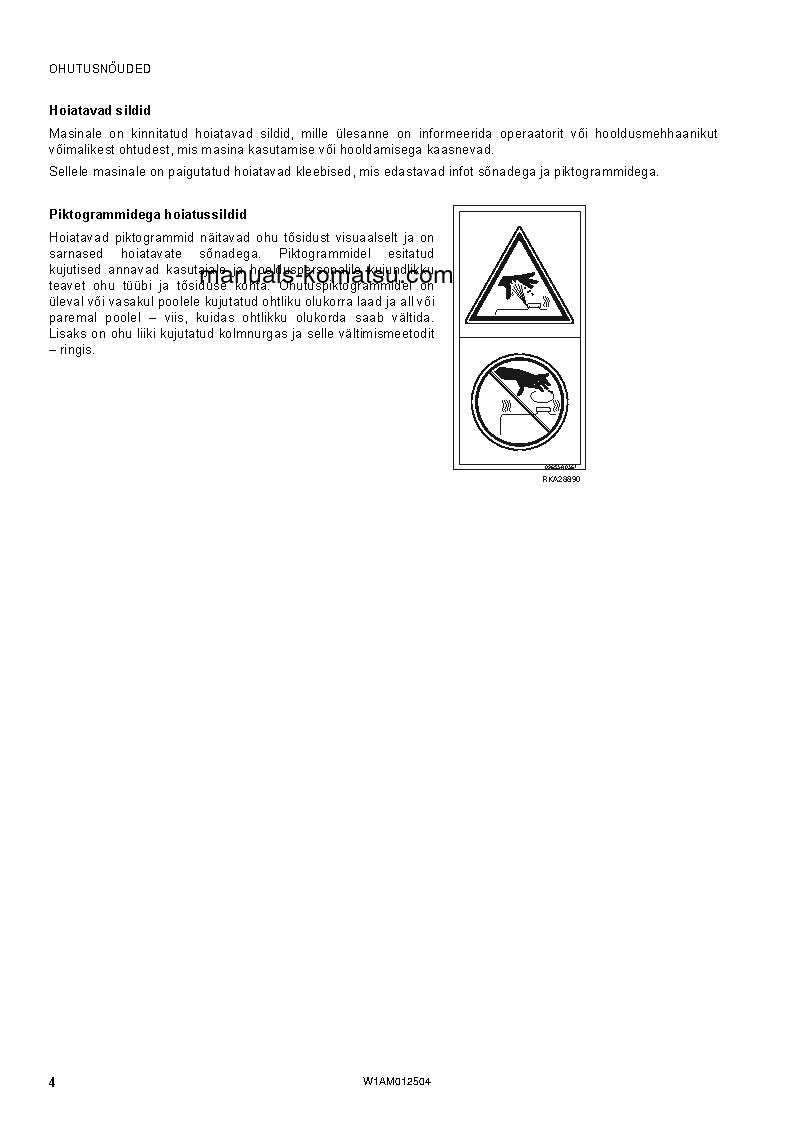 Protected: PC26MR-3(ITA) S/N F31129-UP Operation manual (Estonian)