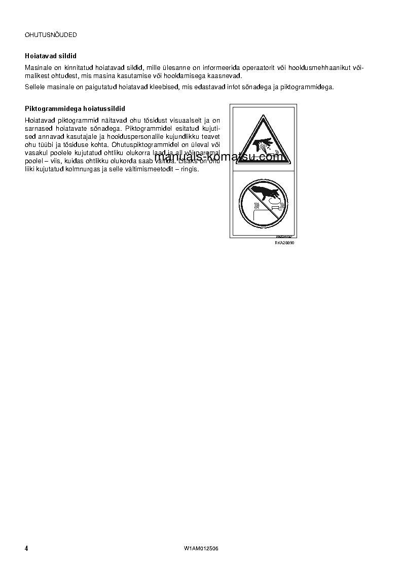 Protected: PC26MR-3(ITA) S/N F31560-UP Operation manual (Estonian)