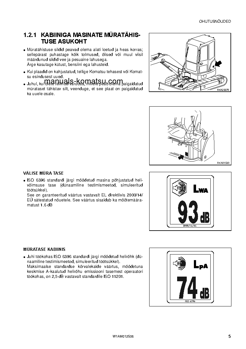 Protected: PC26MR-3(ITA) S/N F31560-UP Operation manual (Estonian)