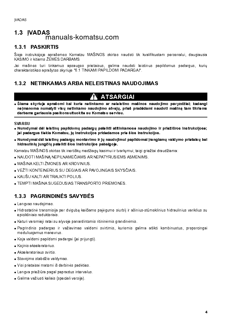 Protected: SK1020-5(ITA)-TURBO S/N 37CTF00432-37CTF00654 Operation manual (Lithuanian)